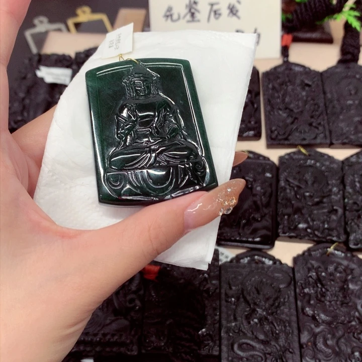 天然a货钢琴黑挂件