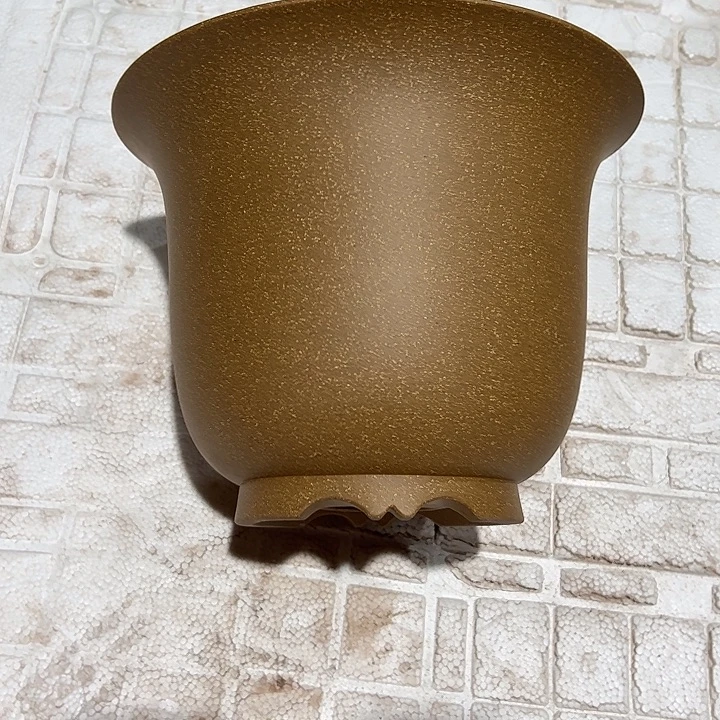 紫砂花盆微瑕新款金钟青段