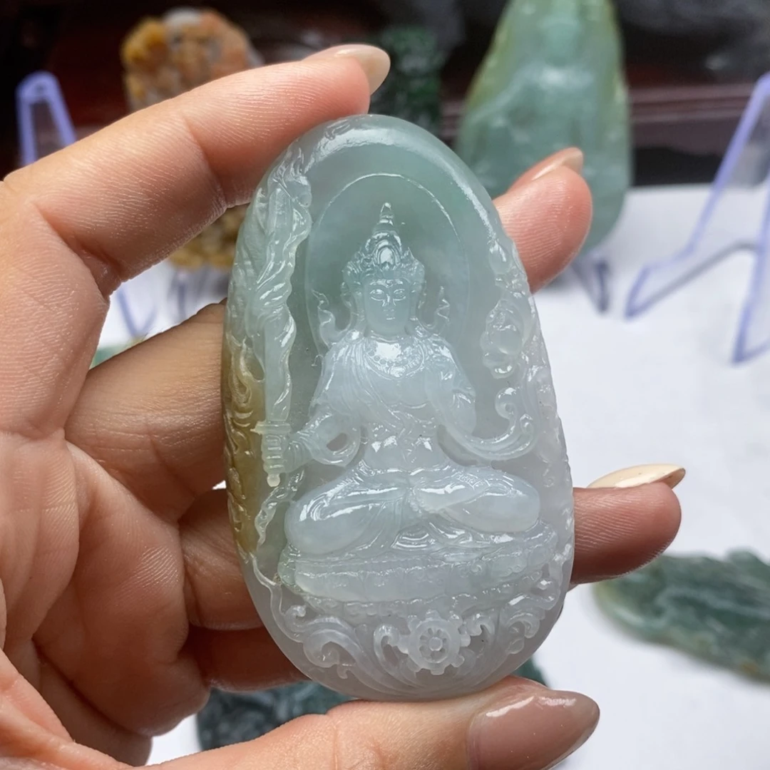 日****定制翡翠未镶嵌观音k