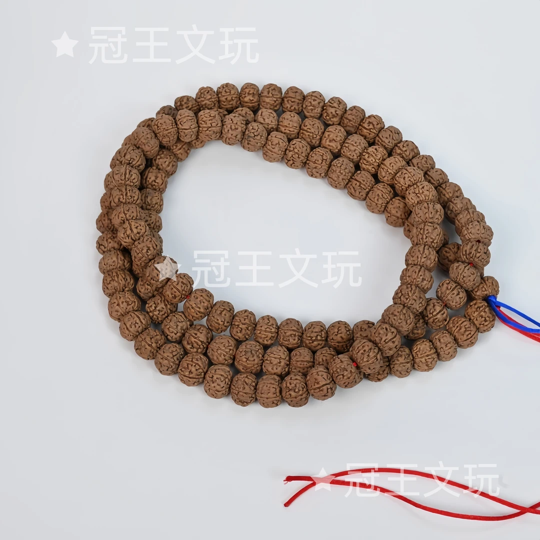 【冠王专属】树王原皮色6瓣108 10mm