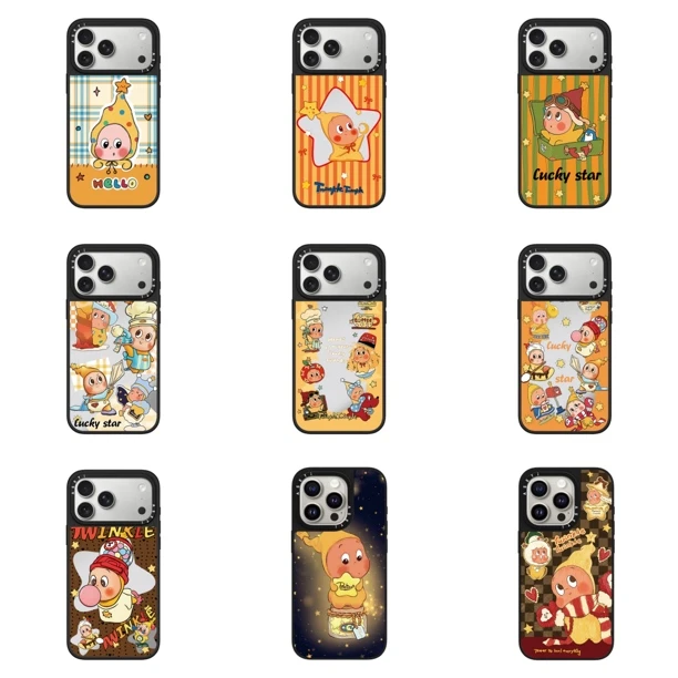 【高版磨砂黑框】幸运星星人联名系列苹果手机壳iPhone16/17/11