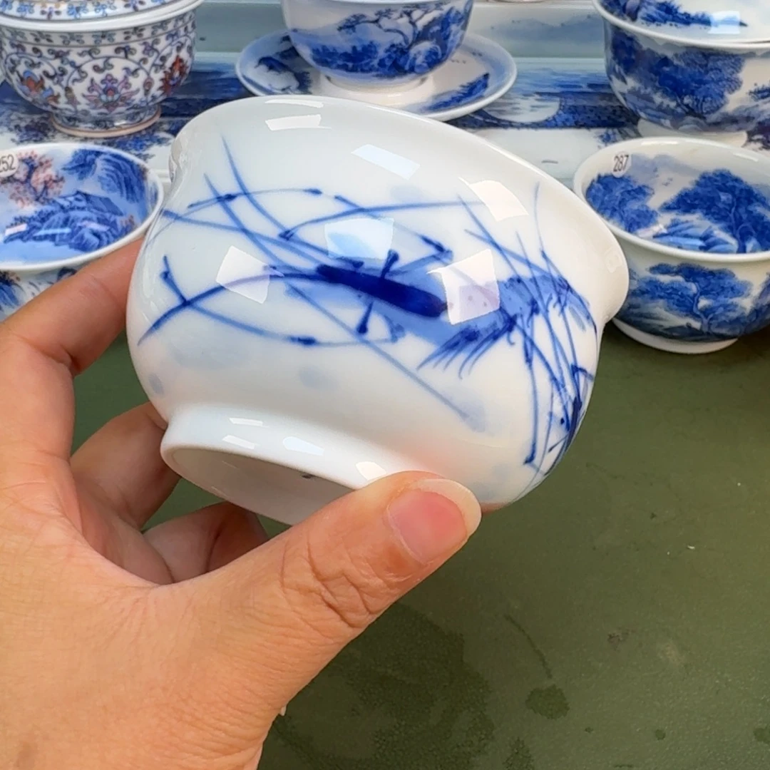 景德镇纯手绘茶具圆圆253