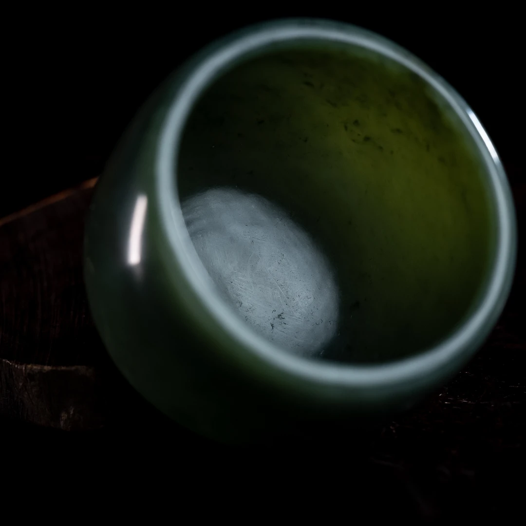 旧藏和田玉素玉杯-NX
