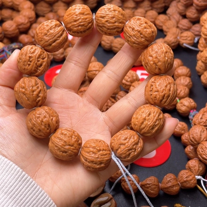 文玩核桃吊坠金****油粗筋麦穗