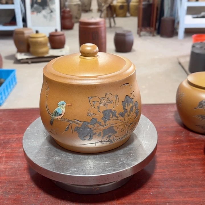紫砂茶叶罐。。。。。。。。。