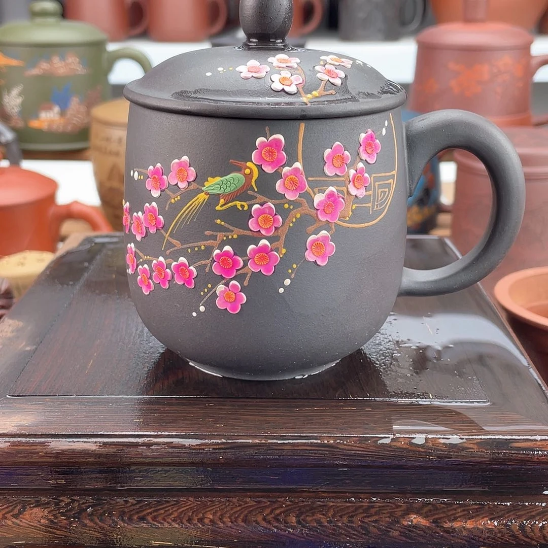 紫砂茶杯高档紫砂茶具套装