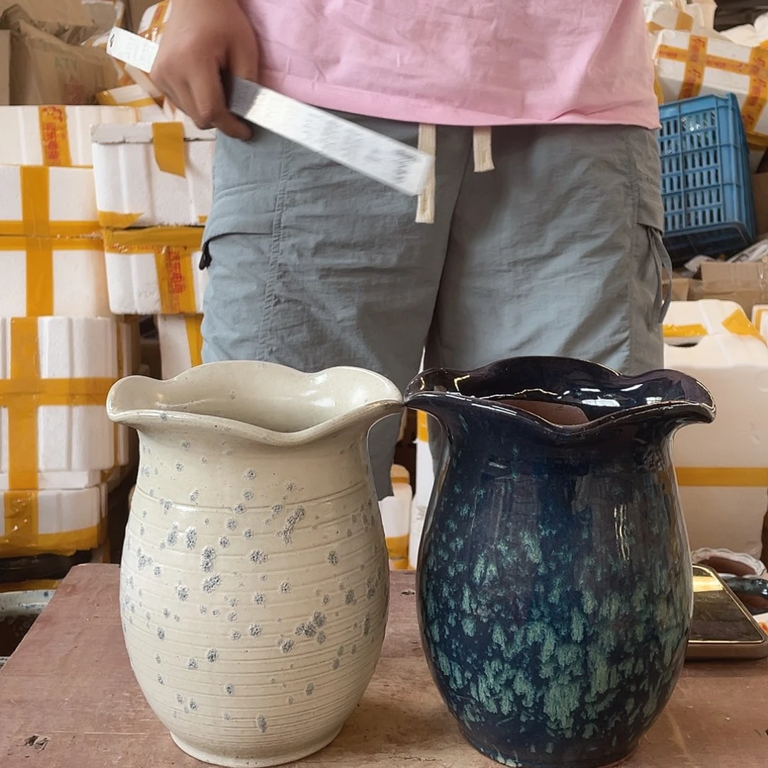 宜兴紫砂粗陶花盆