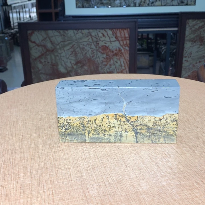 ，广西国画石摆件，收藏观赏