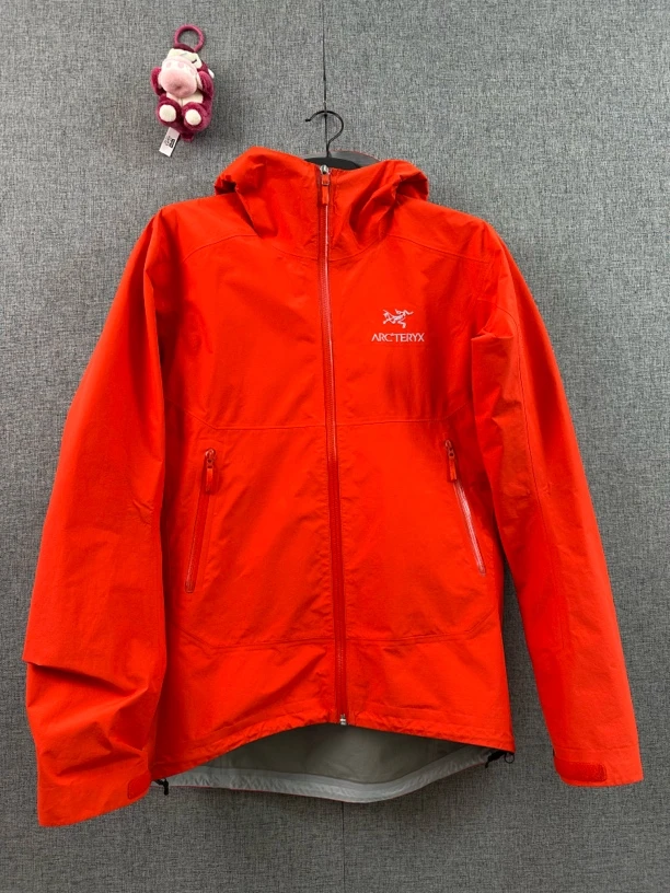 95新 ARC'TERYX/始祖鸟 s码/zeta sl 橙红色 硬壳冲锋衣/r815
