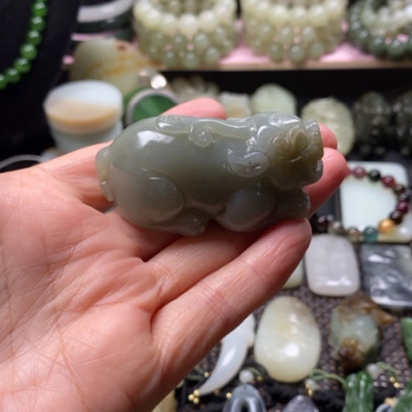 【闪购商品】未镶嵌手链和田玉（糖玉）