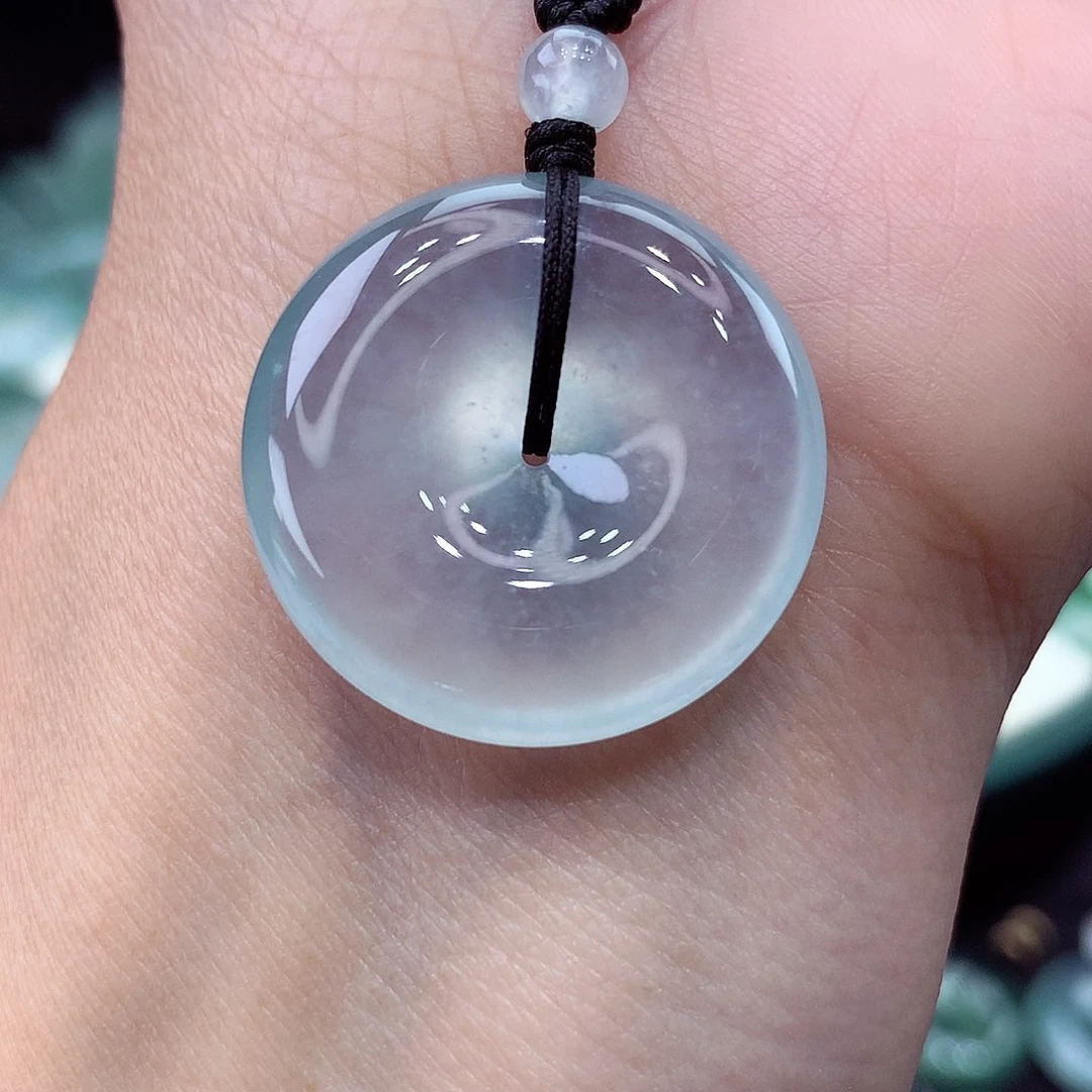 颈饰未镶嵌翡翠编号98尺寸25.6-6.5