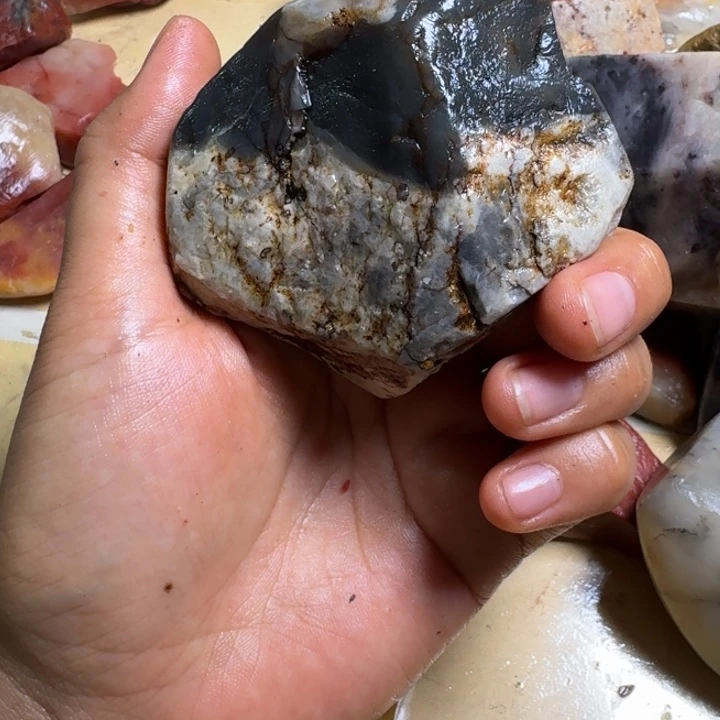 火***云寿山石寿山石的颜色