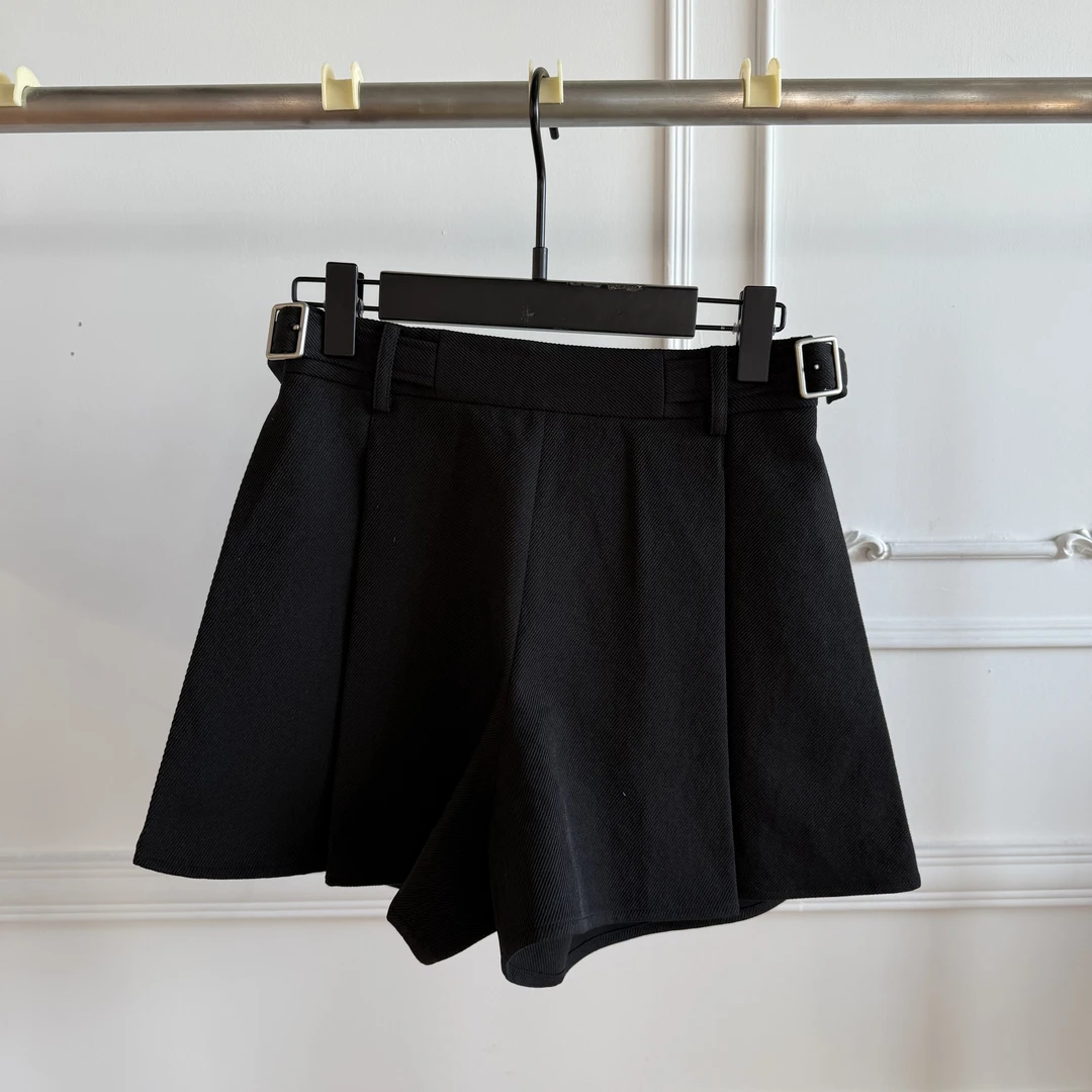 ELVIS.CHEUNGJANGYUNx開運25春夏新品时尚百褶高腰波浪裙裤