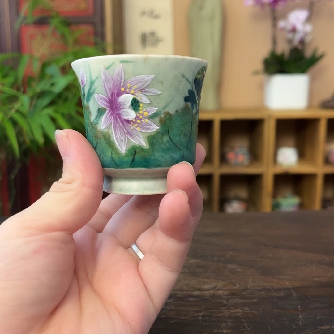 景德镇柴烧手工手绘茶具