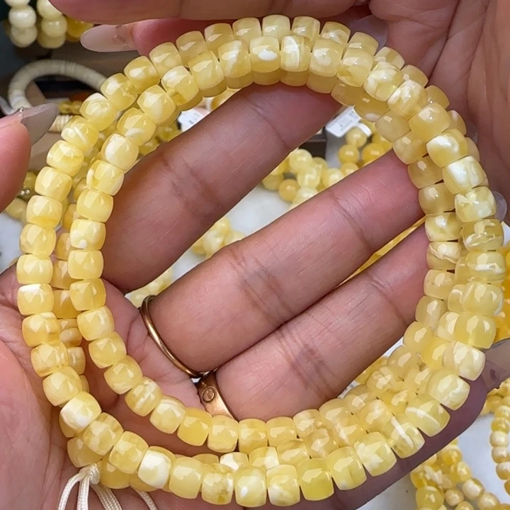 手链蜜蜡未镶嵌虎皮妖花直切