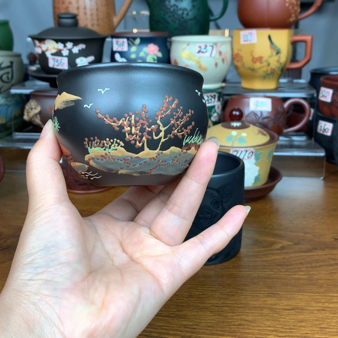 茶杯紫砂宜兴紫砂茶具