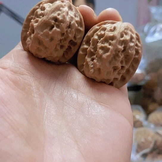 【闪购商品】把件文玩核桃34蜡皮野狼小众