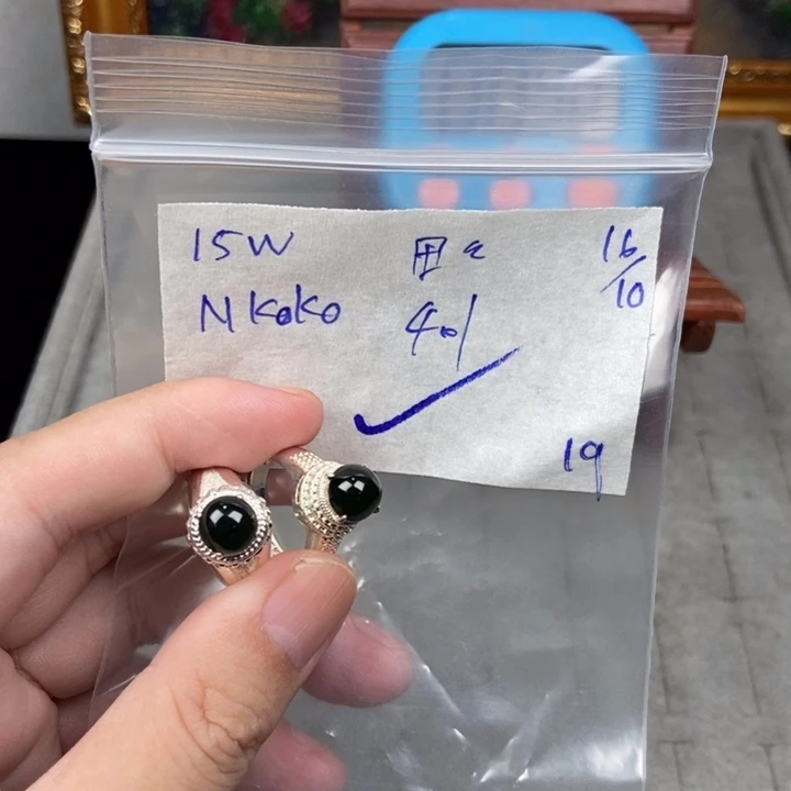 未镶嵌定制翡翠田*戒指