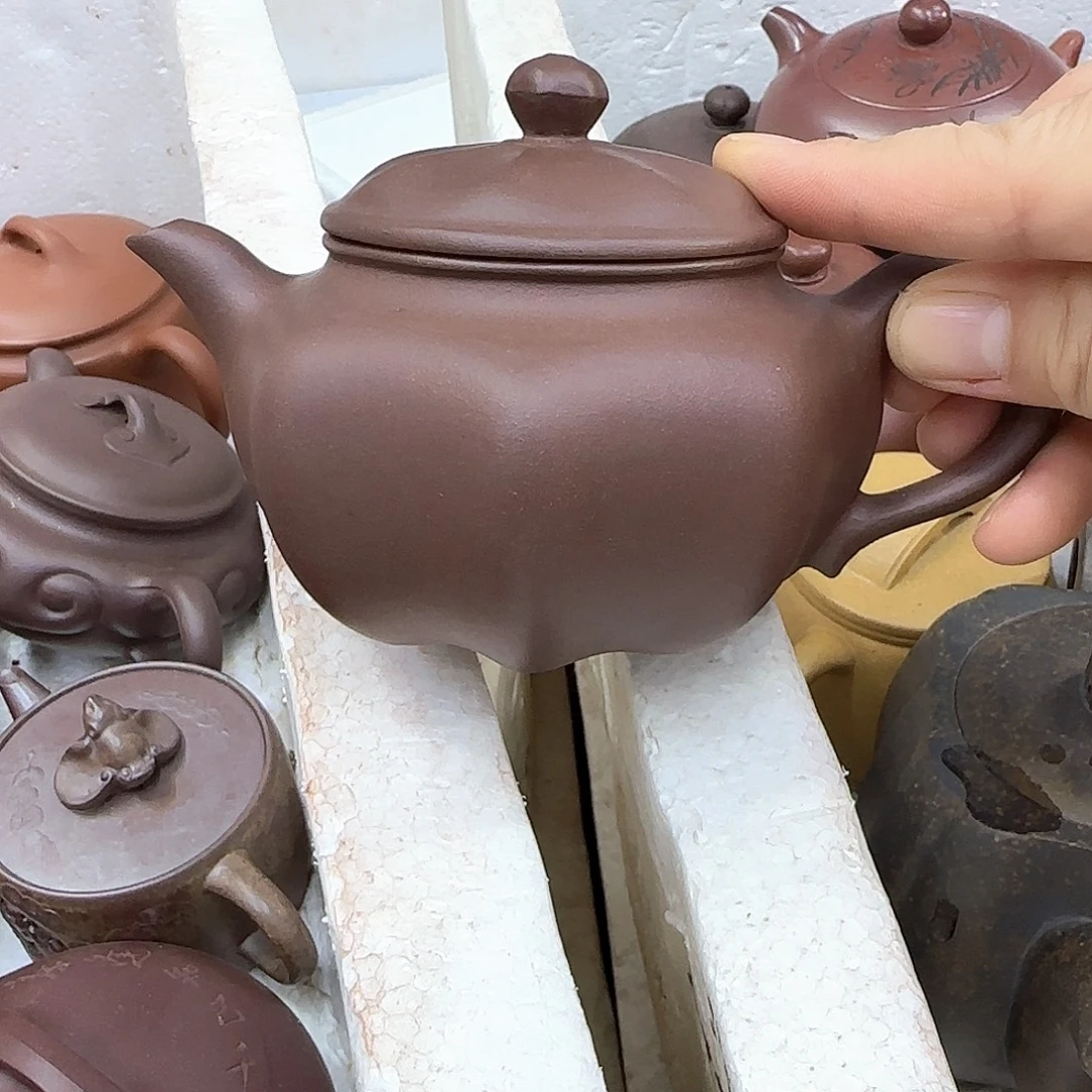 茶壶紫砂宜兴紫砂壶瑕疵处理