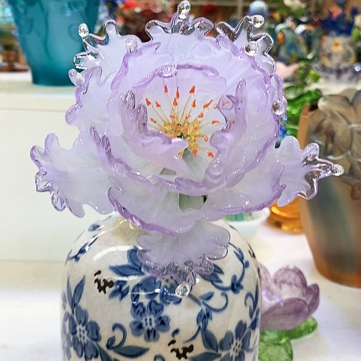 水晶花高28厘米宽13厘米
