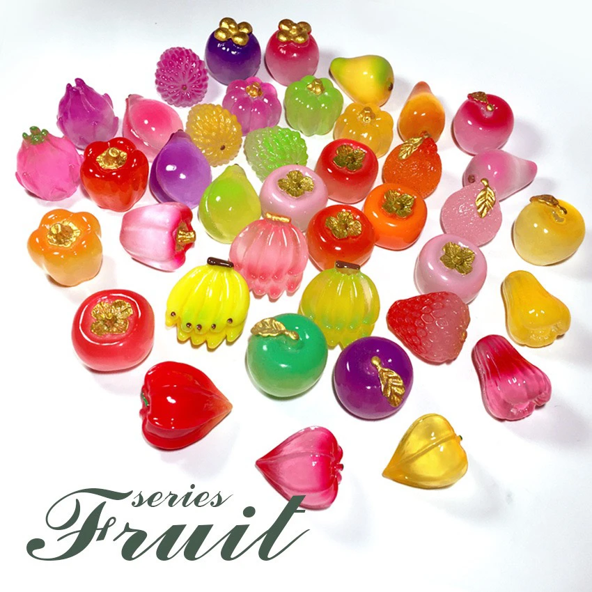 【夜光水果】仿真树脂夜光水果对对碰盲袋家居摆件diy过家家玩具