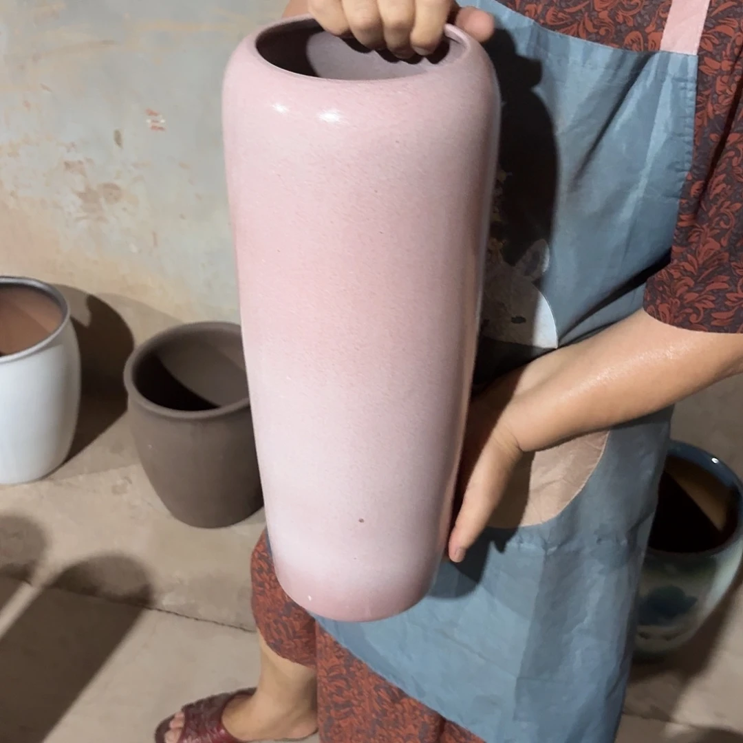 紫砂花盆口13高44一个