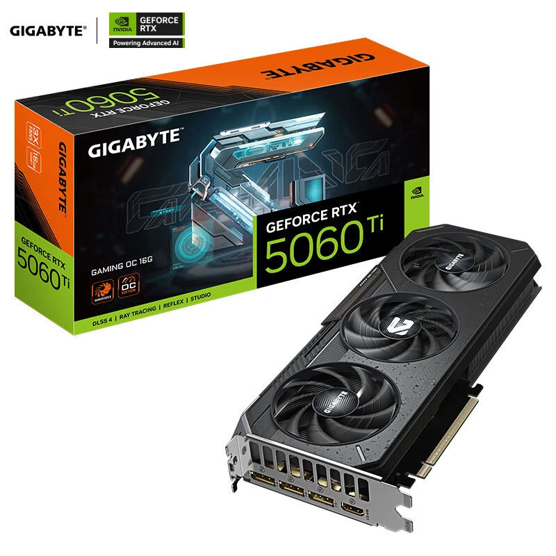 技嘉RTX5060TI 16G魔鹰/华硕大师/七彩虹Ultra游戏显卡全新盒装