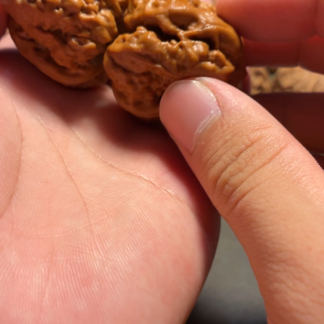 张***宝文玩核桃把件蛤蟆头A03