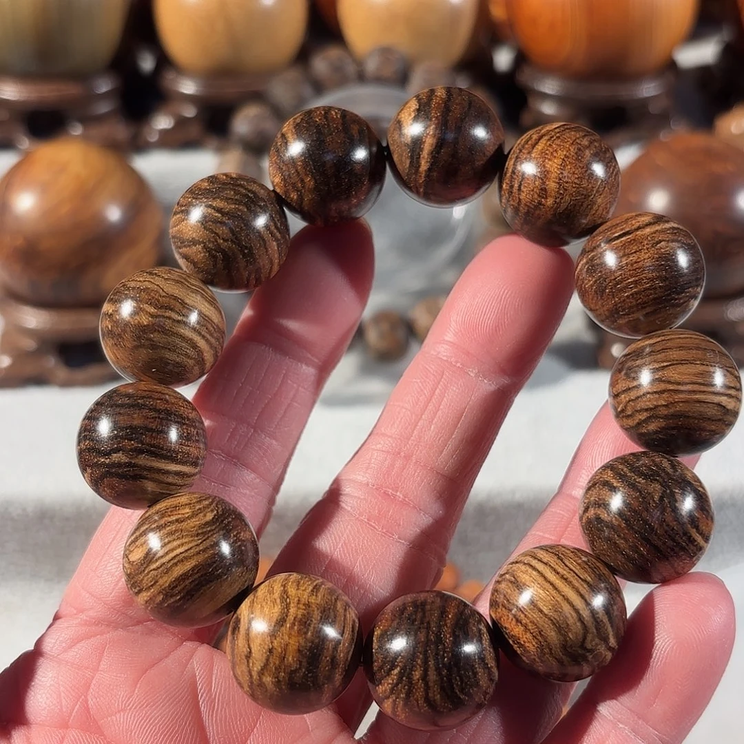 木质非金属印贡1.8妖花单圈