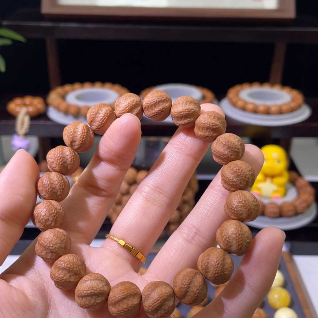 正***道吊坠猴头核桃灵蛇
