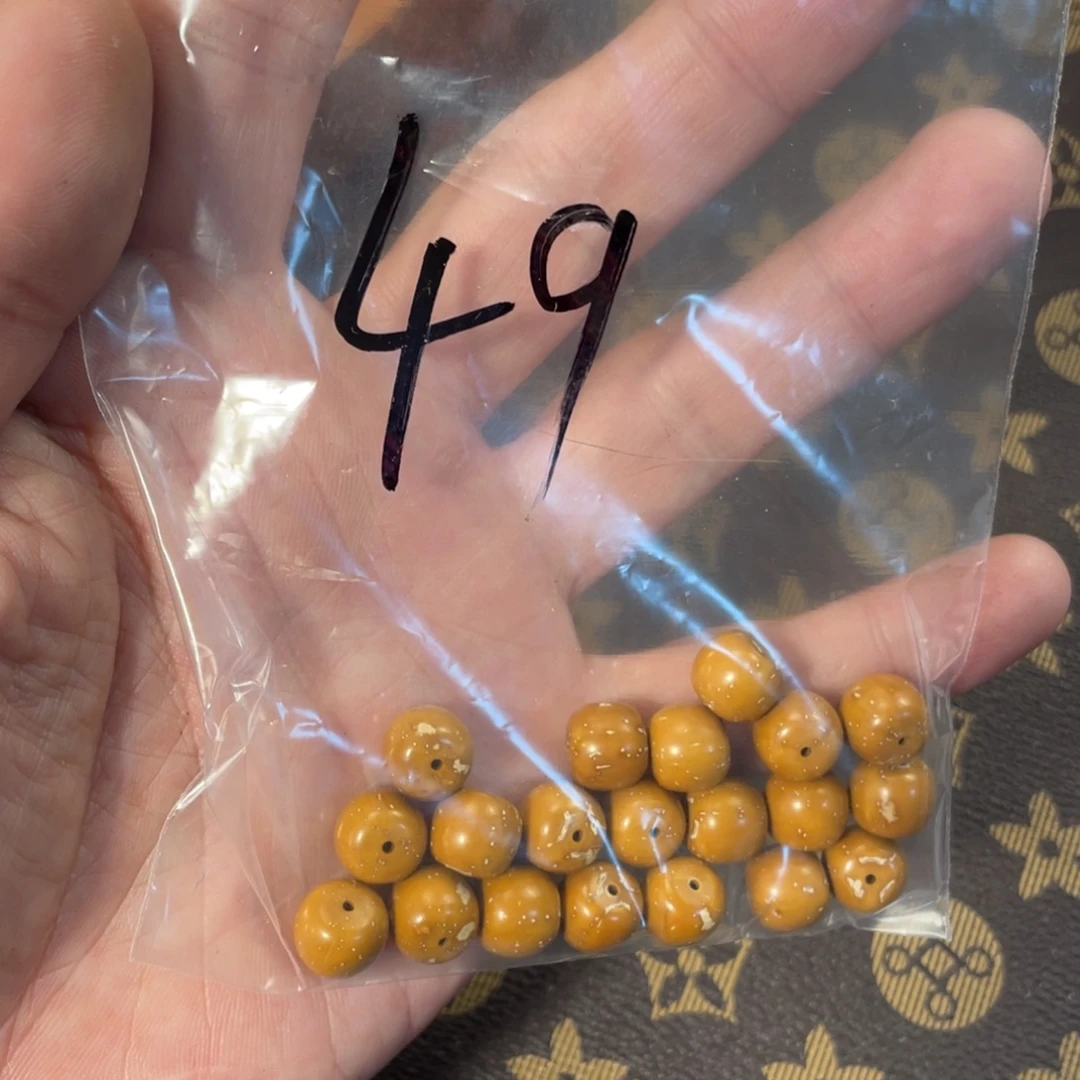 永***回手串紫金鼠9.9实心老型20颗49