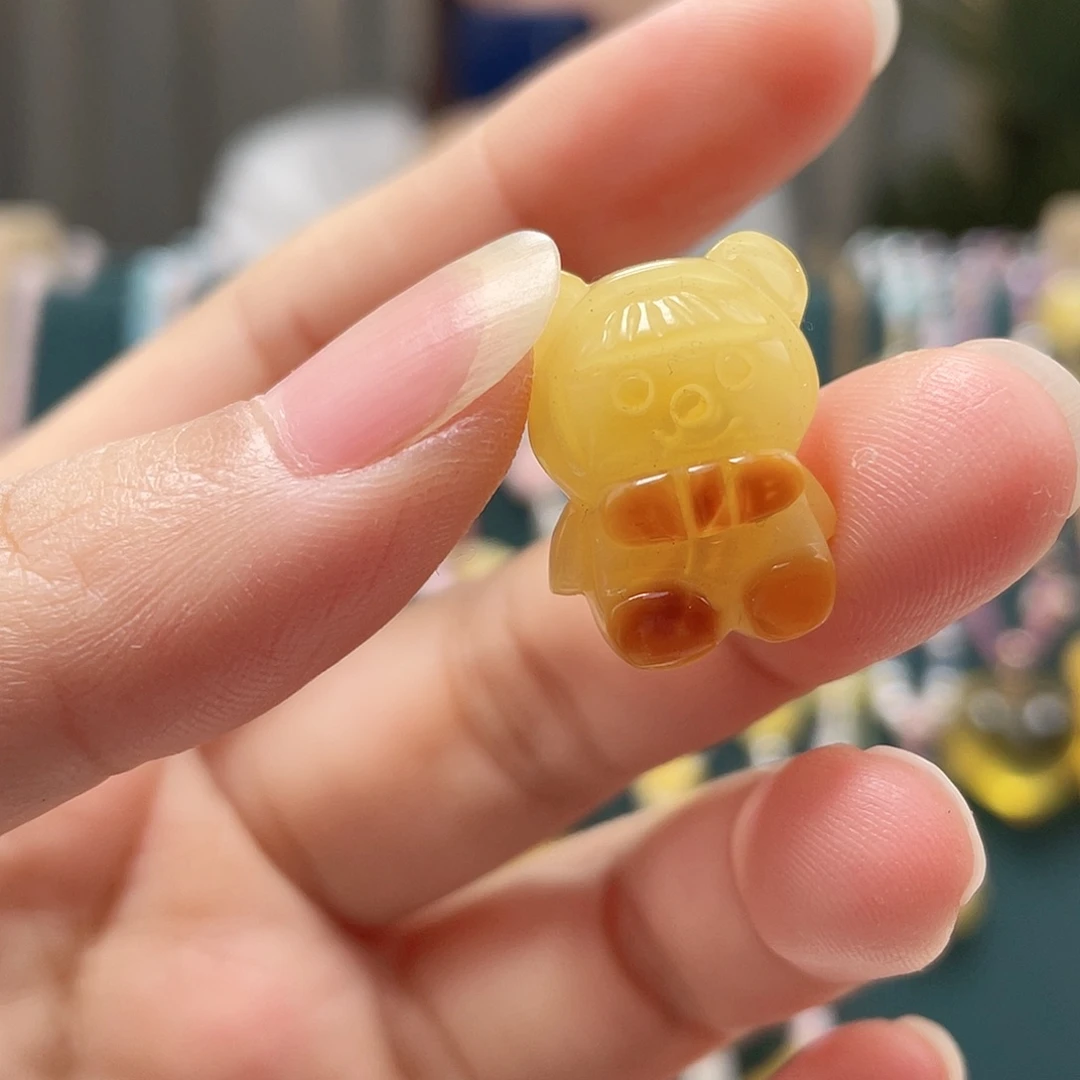 未镶嵌琥珀裸石蜜蜡吊坠