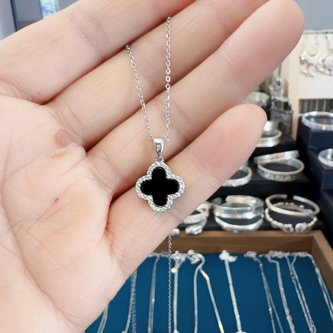 吊坠925银纯银百搭项链