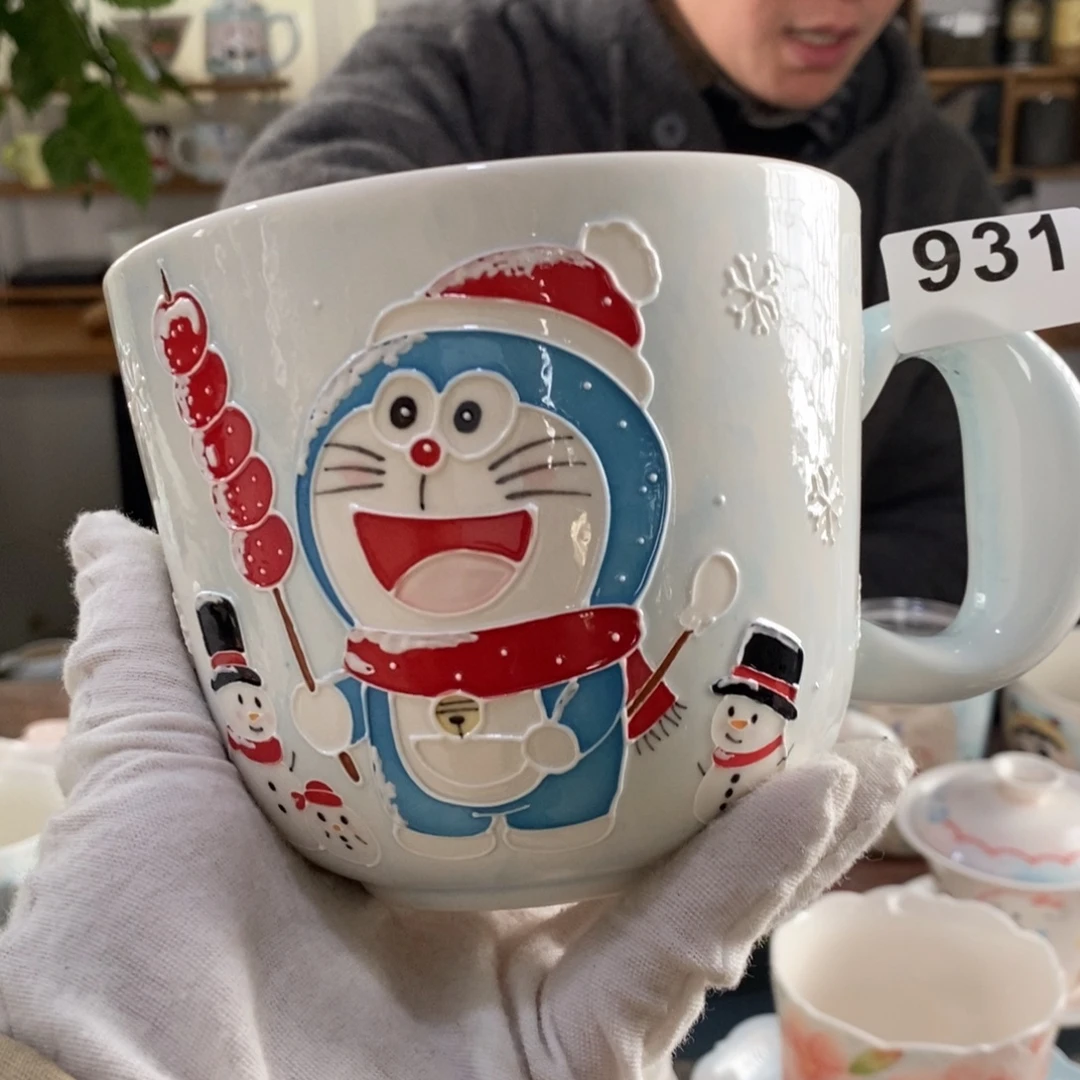 瓷片景德镇釉下彩手绘