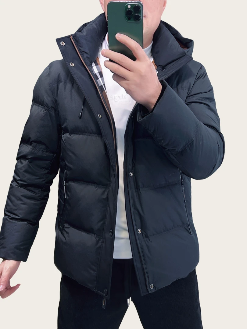 【新国标90白鸭绒】极寒系列男士超厚羽绒服冬季保暖连帽子款