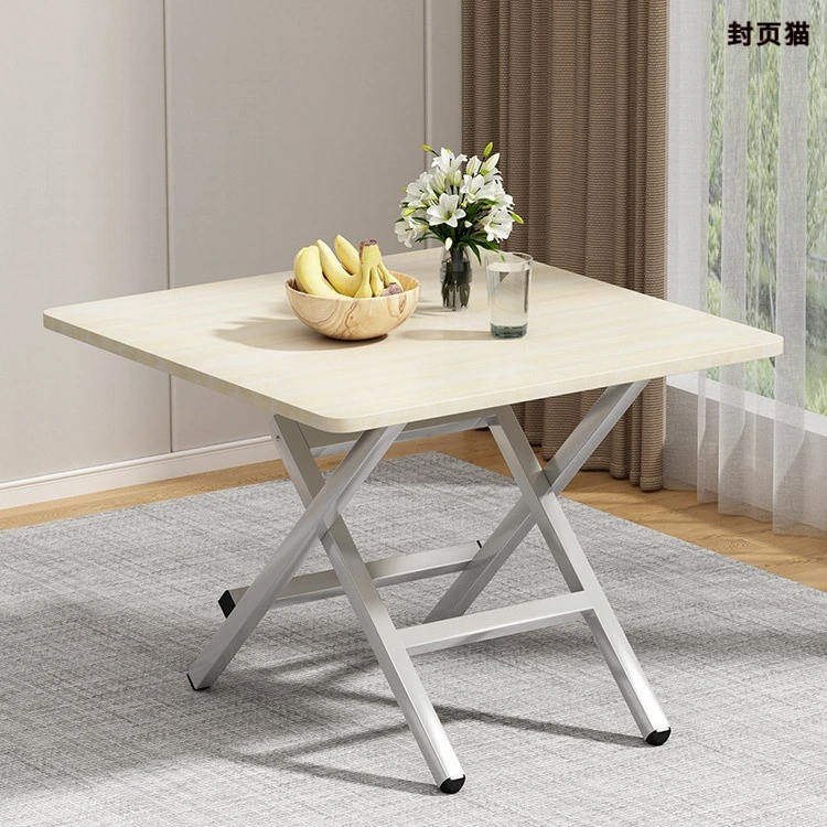 折叠桌餐桌方家用简易吃饭桌椅小小可出租屋出租桌子小桌子