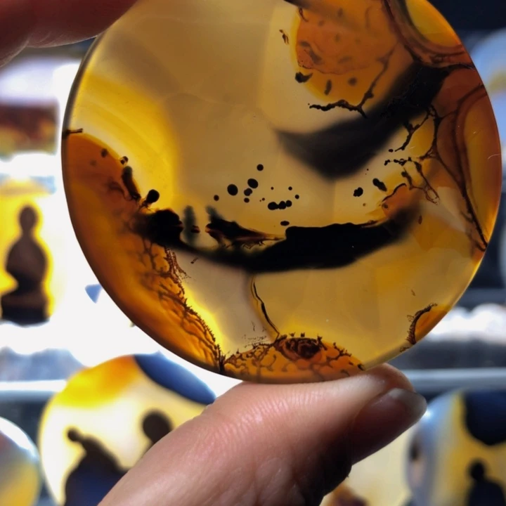 合金玛瑙/玉髓珠宝奇石24有瑕