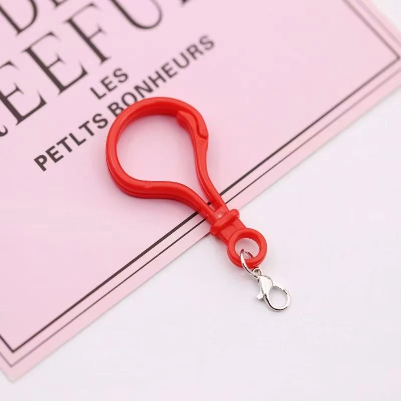 【推荐辅料】彩色DIY手工材料亚克力包包塑料龙虾扣挂钥匙扣双圈配