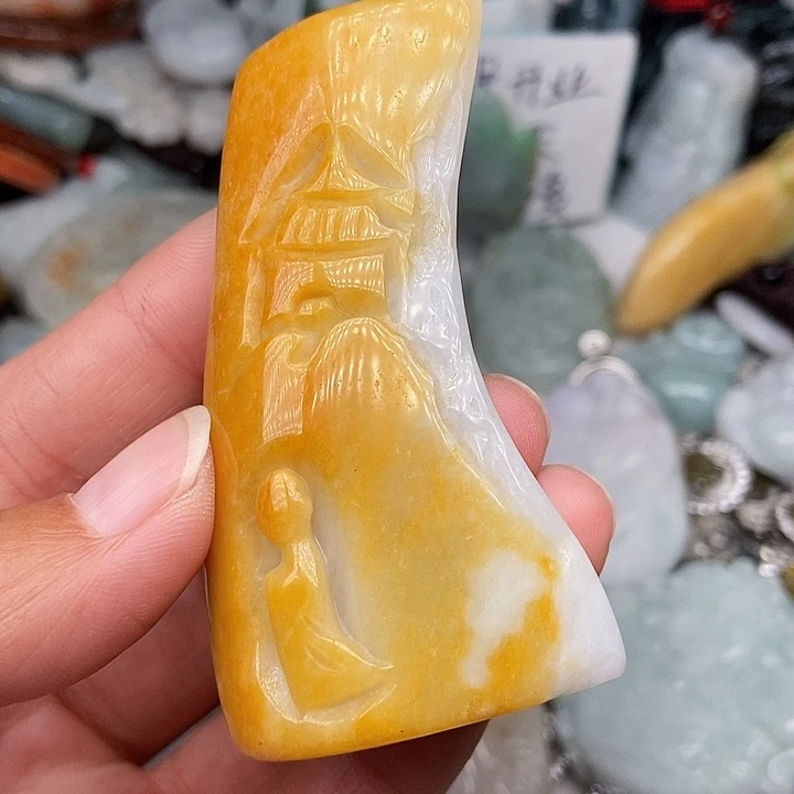 颈饰未镶嵌翡翠翡翠