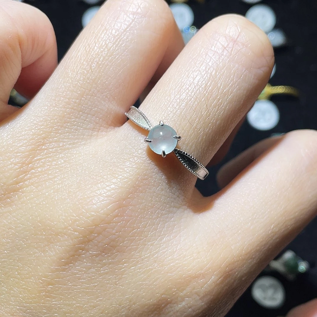 翡翠未镶嵌戒指戒指