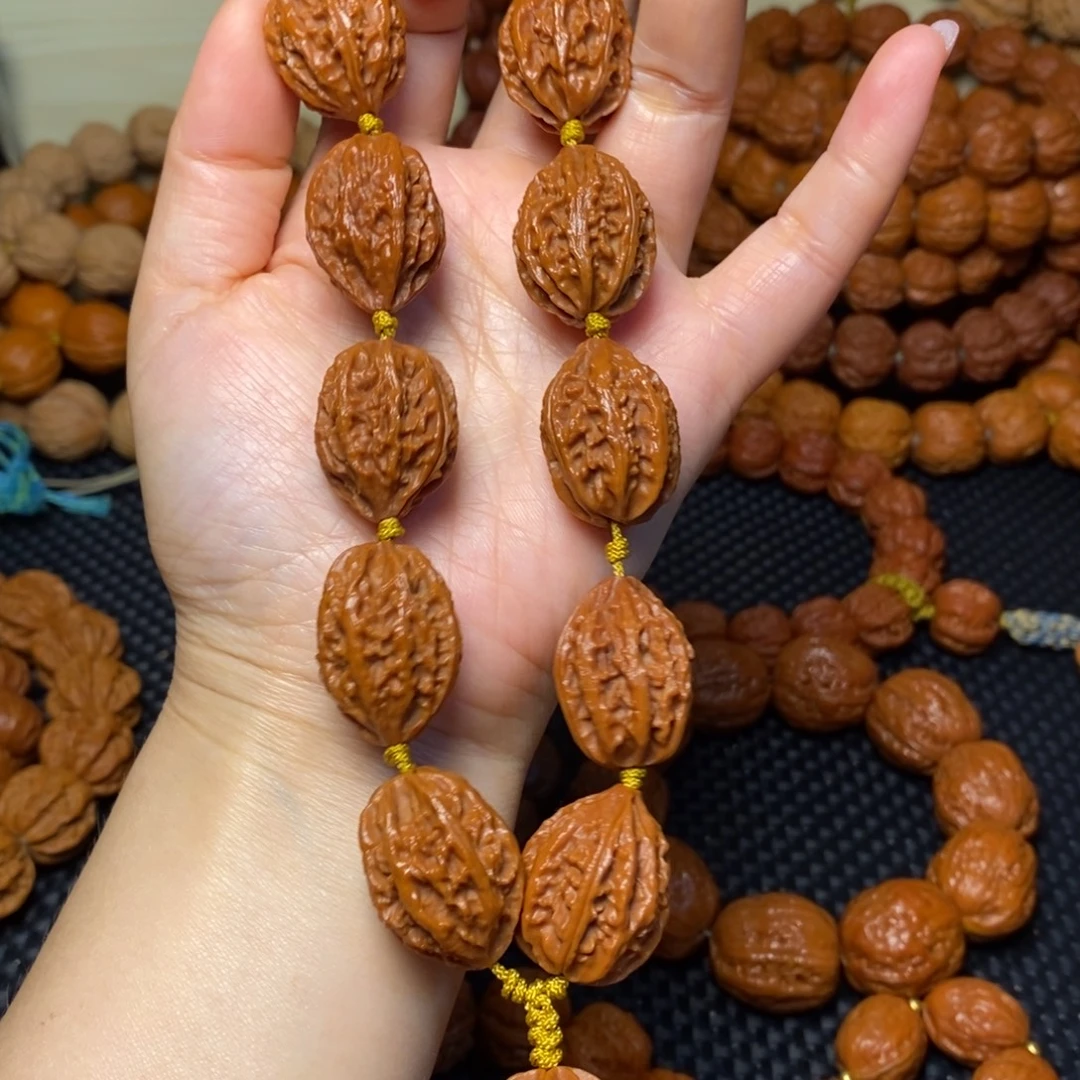 手串文玩核桃柳叶龙脊八棱