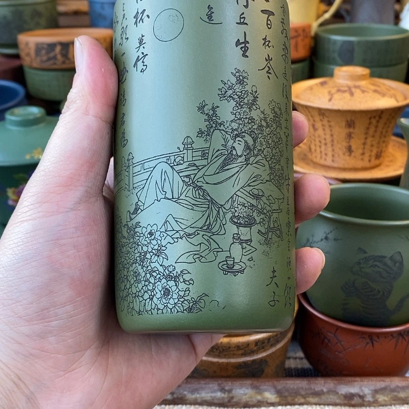 【闪购商品】紫砂杯子宜兴全手工紫砂杯
