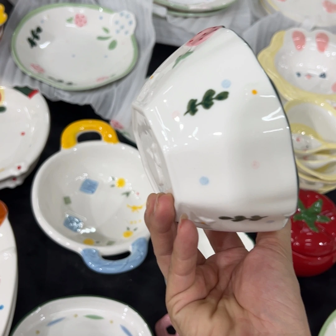 瓷高温陶瓷釉下彩正品！5个
