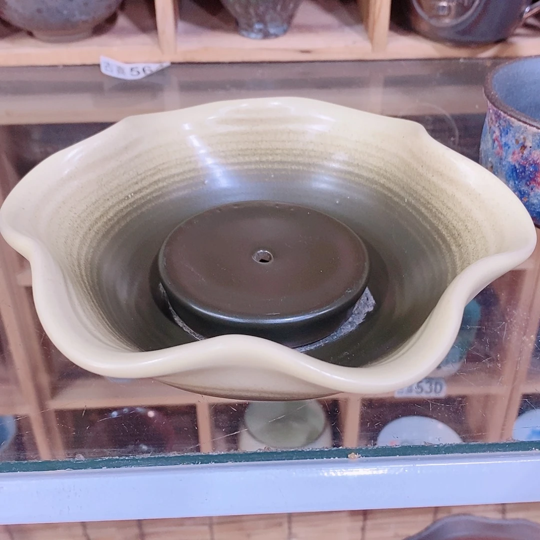 粗陶志野柴烧茶器