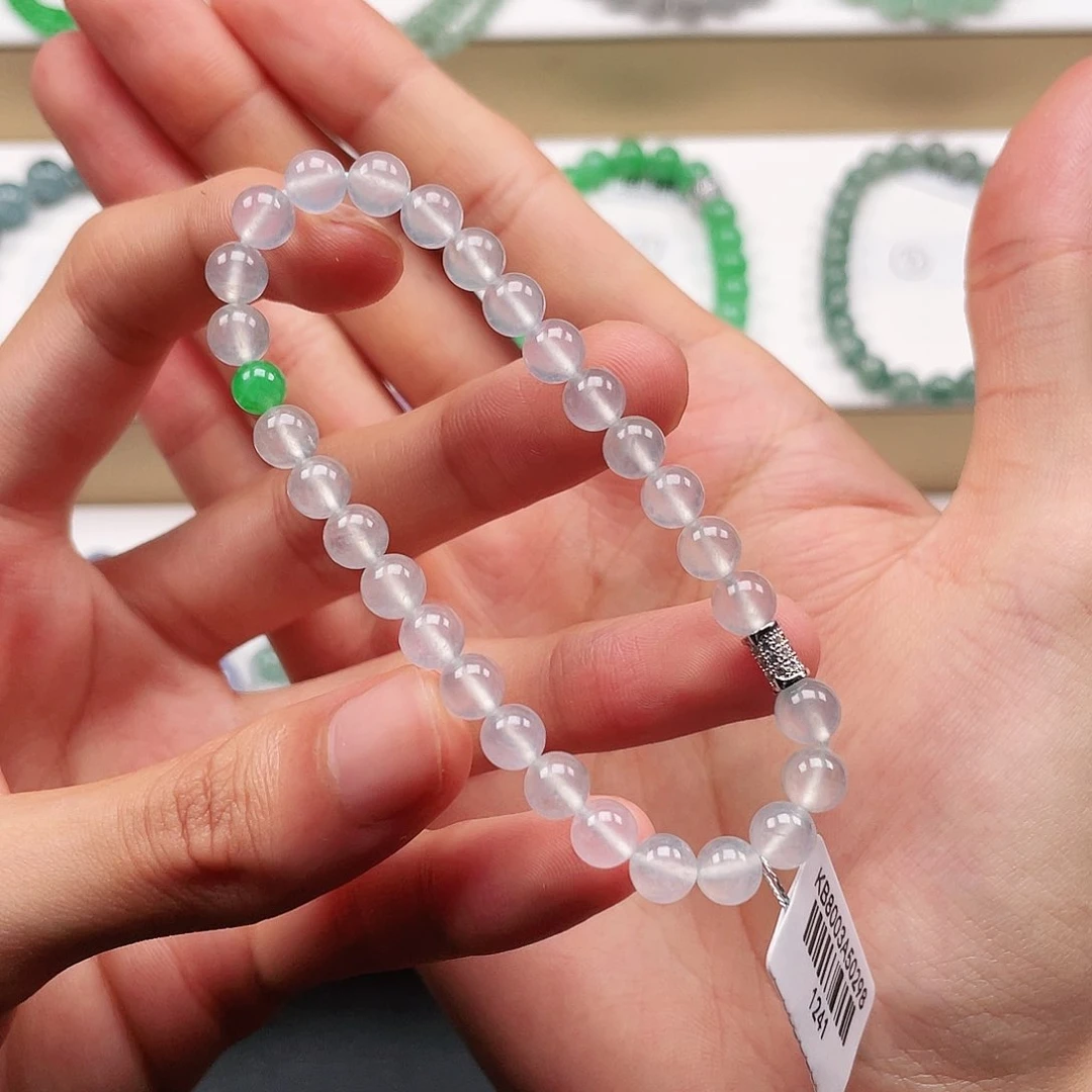 未镶嵌手串翡翠未镶嵌手链翡翠卡6