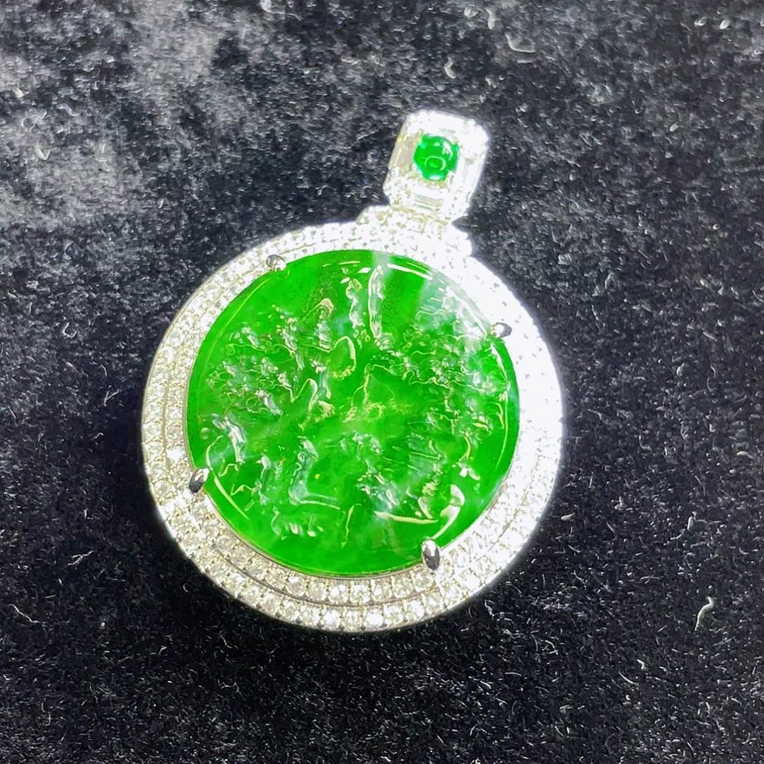 翡翠吊坠(不含链)未镶嵌