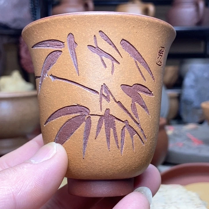 紫砂茶杯紫砂主人杯130