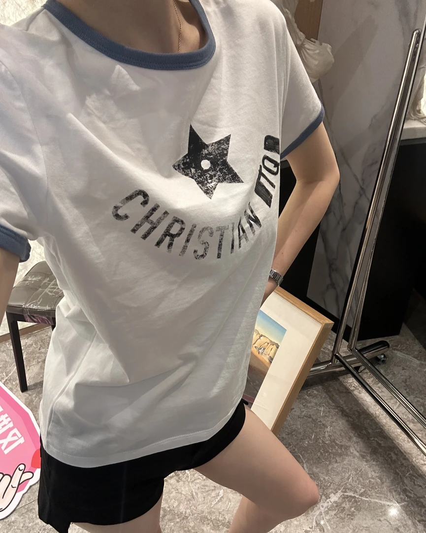 2025春夏新款 DD女士圆领短袖T恤衫（D12DD55DT01）