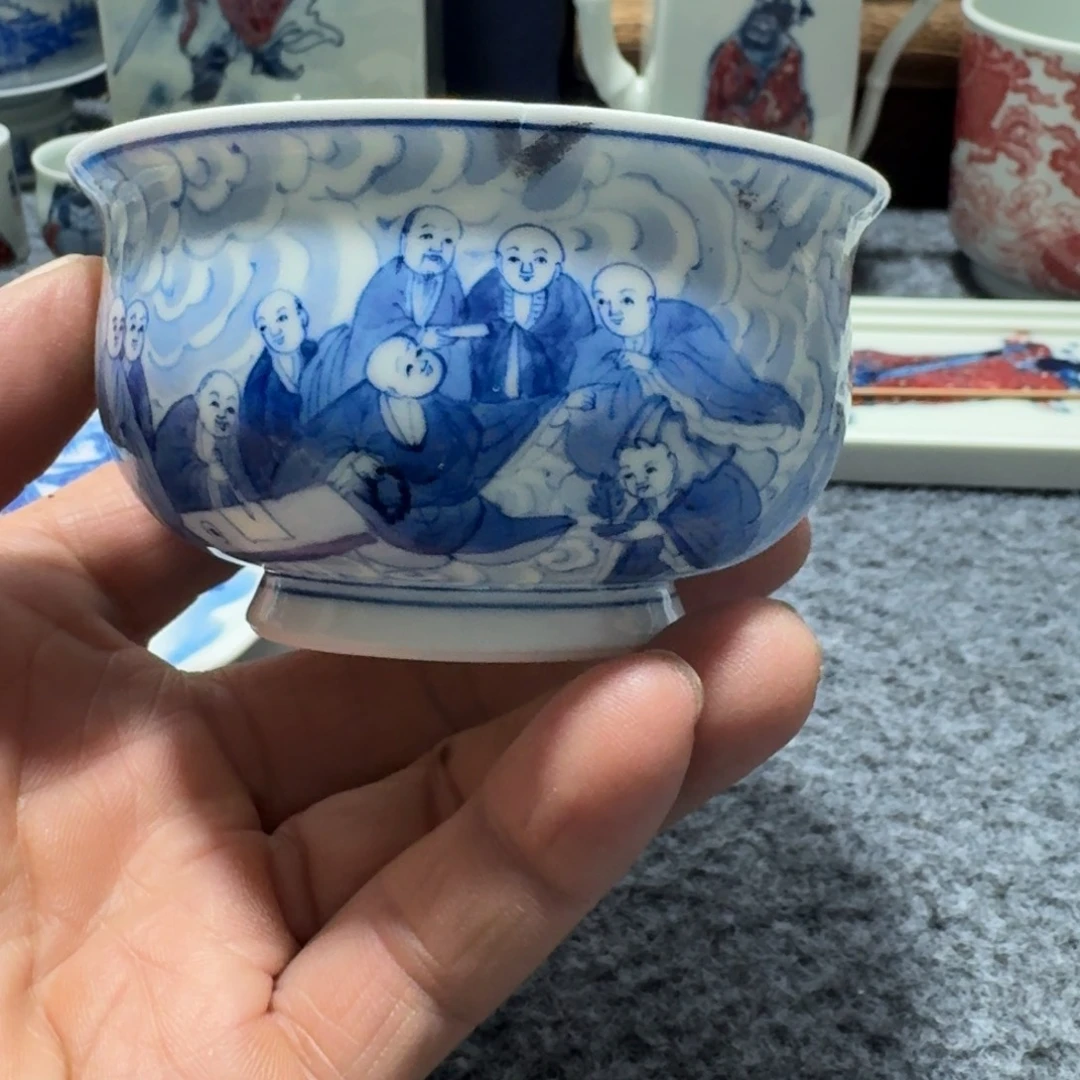 现代景德镇陶瓷手绘茶具