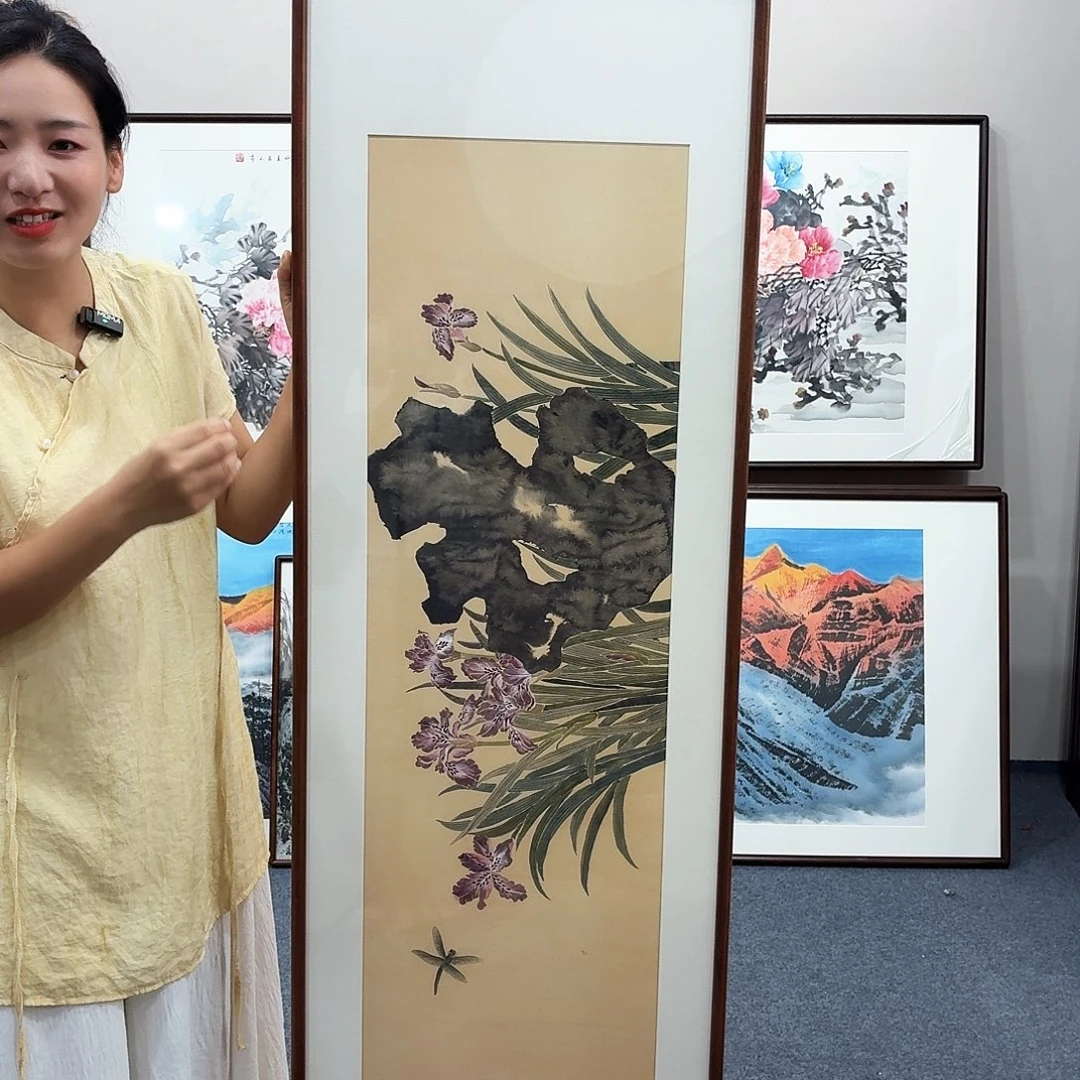 国画手绘作品160×45尺寸